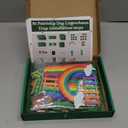 Nurcazo Leprechaun Trap Kit for Kids  St. Patricks Day Wooden DIY Craft Set, Build Your Own Treasure Slide Trap with Rainbow, Coins & Signs, STEM Activity for Classroom & Home