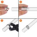 9 inch Ear Clamps Pliers Pinch Clamp Plier Single Ear hose Clamp Pincer Tool Crimp Crimping Tools (228.6 mm)