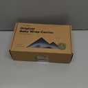 KeaBabies Baby Wrap Carrier - All in 1 Original Baby Carrier Newborn to Toddler Sling, Easy to Wear, Hands Free Bonding, Lightweight, Breathable Infant Wraps (Trendy Black) (One Size (Pack of 1))