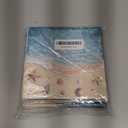 50 Pcs Beach Paper Napkins 6.5 x 6.5 Inches, Ocean Waves Theme Disposable Luncheon Dinner Party Napkins Cocktail Napkin for Baby Shower Summer Hawaiian Birthday Party Decorations (Beach)