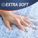 OLANLY Bathroom Rugs Mat 36x24, Extra Soft Absorbent Microfiber Bath Rugs, Rubber Backing, Quick Dry, Machine Washable Bath Mats for Bathroom Floor, Tub and Shower, Home Decor Accessories, Light Blue