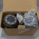 Flacchi Solar Ground Lights - Solar Powered Lights Outdoor Solar Disk Light Waterproof Landscape Light for Patio Yard Pathway Walkway Driveway (Warm White, 12 Pack)