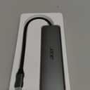 Acer USB C Hub, 7 in 1 Multi-Port Adapter for Laptop, 4K, HDMI Splitter with 2 USB A 3.1 & Type-C to HDMI Data Port, PD 100W Charging, SD Card Reader for Computer, Desktop, Space Grey