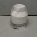 3 Set 6 to 4 inch Duct Reducer Adapter, Air Duct Reducer Increaser with 304 Stainless Steel Hose Clamps, HAVC Pipe Connector for Inline Ventilation Fitting System (6 to 4 Inch), White