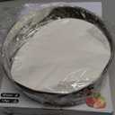 10 Inch 304 Stainless Steel Springform Pan with Removable Bottom, Nonstick Round Spring Form Cheesecake Pan with 30 Pcs Parchment Paper Liners