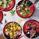 175 Piece Rugby Themed Disposable Plate and Napkin Set, Rugby Party Supplies Tableware Set, Sports Birthday Decorations, Children's Party Supplies (25 Guests)