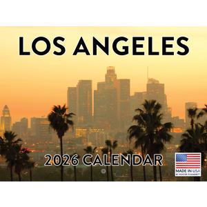 Los Angeles Calendar 2026 LA California Wall 12 Month Monthly CA Scenic Souvenirs Californian Themed Gifts | American Made In The USA