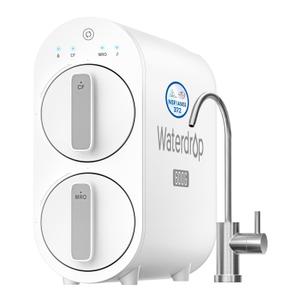 Waterdrop G2P600 Reverse Osmosis System, TDS Reduction, 7 Stage Water Filtration, NSF/ANSI 372 Certified, 600 GPD Tankless RO Water Filter System, Under Sink, 2:1 Pure to Drain