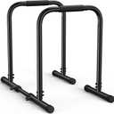 Sportsroyals Dip Bar, Adjustable Dip Stands Station for Home, Functional Heavy Duty Parallette Bars for Upper Body Workout (400/1200LBS Loading Capacity, 2025 New Version) (black-05)
