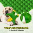 BBeary Squeaky Dog Toys - Soft Plush Dragon Dog Toy with 5 Squeakers & Crinkle Paper, Dog Toys for Small, Medium and Large Dogs to Keep Them Busy (Green,10")