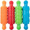 READY 2 LEARN Paint and Dough Texture Rollers | Set of 4 | Patterned Rolling Pins for Kids | Play Dough Accessories and Art Tools