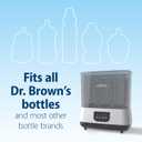 Dr. Brown's All-in-One Sterilizer and Dryer for Baby Bottles, Parts and Other Newborn Essentials, Gray
