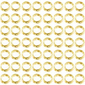 Hortsun 10 Packs Fairy Lights Battery Operated 3 Speed Modes, 7 Ft/ 2 M 20 LED Battery String Mini Waterproof Wire Twinkle Lights Bulk for Wedding Party Birthday Vases Decor (Warm White)