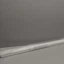 No Drill Zebra Blinds for French Door, 36 5/8" W x 72" L, Grey
