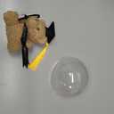 75 Pcs 2026 Mini Graduation Bear Bulk Set with 25 Graduation Gift Mini Stuffed Bears 25 Clear Plastic Fillable Ornament Balls and 25 Bow 2026 Party Favors(Black)