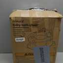 Baby Bath Seat for Babies 6 Months & up, Non-Slip Toddler Bath Seats for Babies Sitting Up, Safe Infant & Newborn Bathtub Chair with 4 Suction Cups & Soft Cushion for Shower,Gray