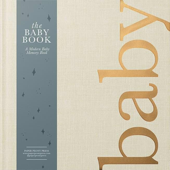 The Baby Memory Book: Beautiful Modern Baby Book and Scrapbook for Baby's First Years to Track Special Moments, Milestones and Growth from Pregnancy to First 5 Years