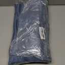 NICETOWN Linen Sheer Ombre Curtains for Living Room Bedroom, Grommet Gradient Semi Sheer Vertical Window Treatments Privacy with Light for Children Room, Navy Blue, W50 x L84, Set of 2