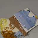 Baby 1st Birthday Party Decorations For Handmade Blue Tassel Garland Highchair Banner With Cake Topper Crown Hat (Yellow Brown Blue)