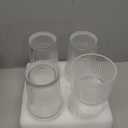 Drinking Glasses19oz Ribbed Glassware, 4 Pack Old Fashioned Glasses,Thickened glass for iced coffees, smoothies, cocktails and juices, perfect for families and parties (4)
