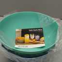 US Acrylic Vista Durable Plastic Salad and Serving 10-inch Bowls | Set of 4 in Coastal Colors | Reusable, BPA-free, Made in the USA | 135 oz. capacity