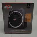 Vornado VH5 Personal Vortex Space Heater, 2 Heat Settings, Cool-Touch Exterior, Tip-Over Protection, Quiet Operation, Compact Design, Heater for Desktop, Office, and Personal Heating, Black