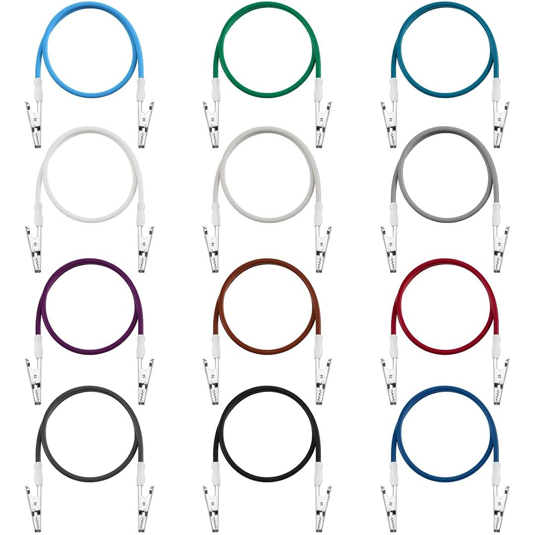 Patelai 12 Pcs Silicone Dental Bib Clips Colorful Napkin Clips Bib Holder Dentist Napkin Chain Neck Chain with Lanyard for Elderly Adult Patient Towels Restaurant Cloth Travel(Vivid Color Series)