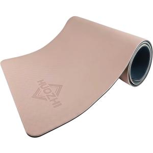 Yoga Mat Non Slip, 8mm TPE Exercise Mat with Carrying Strap, Eco Friendly Fitness Mat for Yoga Pilates Gym Workout, 72" x 24"