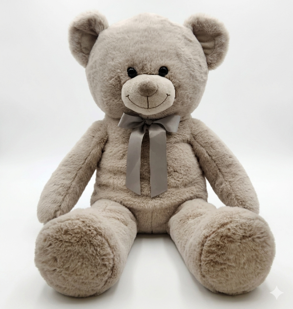 Holiday Home Jumbo Bear Plush - Grey