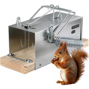 Squirrel Traps, Outdoor Heavy-Duty Squirrel Traps, Rodent Trap for Patios, Squirrel Trap for Outdoor Use, Garden Use