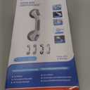 TAILI Shower Grab Bar, 2 Pack 12 Inch Suction Grab Bars for Bathtubs and Showers for Elderly, Shower Handle for Seniors Bathroom Safety Grip, No Drilling Removable,Grey (Gray)