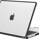 BlueSwan Anti-Cracking Hard Shell Case Compatible with MacBook Pro 14-inch M5 2026 2025-2021 Release M4 M3 M2 M1 Pro/Max Chip, Anti-Fingerprint Soft TPU Bumper, Frosted Clear