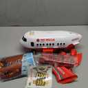 Dwi Dowellin Airplane Toy with Fire Truck Cars and Play Mat,Plane with Lights and Sounds for 3 + Years Old Boys and Girls