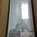 upsimples 11x22 newspaper frame, Display Pictures 10x20 with Mat or 11x22 Without, Wall Hanging Photo Frame, Black, 1 Pack