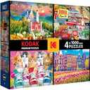RoseArt - Kodak 4 in 1 Multipack - 4 X 1000 Piece Adult Jigsaw Puzzle