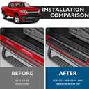 4 x BIBLOZ ABS Material Door Sill Protector Compatible with Chevrolet Colorado(Crew Cab 5 ft) 2015 2016 2017 2018 2019 2020 2021 2022 Accessories Door Sill Guards Trim