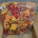 BlcTec Thanksgiving Decorations 9 FT Battery Operated Fall Garland with Lights 50 LED Orange Bulbs, 6 Pumpkins, 8 Modes, Timer, Lighted Maple Leaves Garland for Thanksgiving Decor