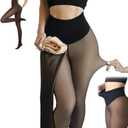 The Original Magic Fleece Lined Leggings-Compression Band & One Seam Option, High Waist Shaping Thermal Leggings