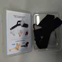 DrFinger Finger Ulnar Deviation Splint Brace, Finger Joint Deviation Orthopedic Corrector With Metal Bracket-Black, Right-M