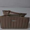 Blissful Diary Baby Diaper Caddy Organizer, Stylish Storage Basket for Newborn Essentials and Diaper Station, Gift for Baby Shower and Registry Must-Have, Mocha Brown