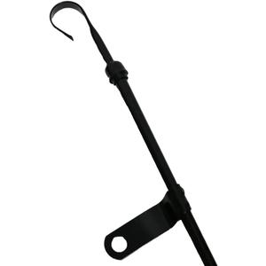 BBC Black Steel Engine Oil Dipstick Tube Dip Stick BB Fits Chevy 396 427 454 472 502 (1965-1990)