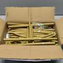 Snughome Arch Backdrop Stand, Set of 2 Metal Balloon Arch Stand (7.2FT+6FT), Gold Wedding Arch Frame for Party, Baby Shower, Holiday, Ideal for Balloon Flower