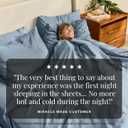 Miracle Made Breathable Cotton Bed Sheets, 4-Piece Set Silver-Treated, Soft and Cool-to-the-Touch Lightweight Bedding Designed for Hot Sleepers Queen Size, Slate Blue