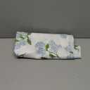 MUGINYU Cabinet Curtains 28" W x 51" L Sink Skirt for Bathroom, Blue Green Floral Hydrangea Short Curtains for Kitchen &Classroom, Vintage Farmhouse Closet Dishwasher Curtain with Velcro