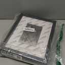 Egofine 8x10 Picture Frames Set of 4, Made of Solid Wood Covered by Plexiglass 4x6 and 5x7 with Mat or 8x10 without Mat, for Table Top Display and Wall Mounting Photo Frame Black