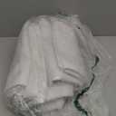 NICETOWN 100% Blackout Window Curtain Panels, Cold and Full Light Blocking Drapes with Black Liner for Nursery, 84 inches Drop Thermal Insulated Draperies (White, 2 Pieces, 52 Wide Each Panel)