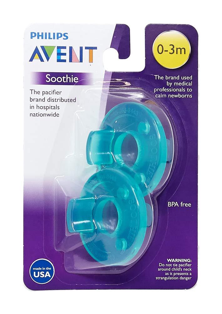 Philips Avent SCF190/ 01 Soothie 0-3mth Green/ Green, 2 Count