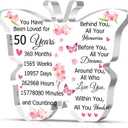 50th Birthday Decorations for Women Men Acrylic Table Sign 50 Anniversary Decor Gift for Men Fifty Years Old Bday Gift for Table Decor 50th Birthday Party Desk Sign Happy Fifty Years Old Acrylic Signs
