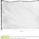 Instant Canopy Sidewalls for 10x10 Pop Up Canopy Tent, 300D Waterproof Material for Outdoor Events, Vendor Booths, and Privacy (Sidewalls Only) (White, 10x10ft-3pcs)