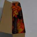 2 Pack 24 Inch Artificial Lighted Fall Maple Tree Thanksgiving Decorations with 48 LEDs Battery Operated Timer Prelit Acorn Maple Tree Lights for Thanksgiving Table Decor Home Indoor Autumn Harvest